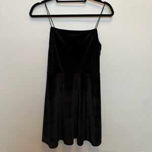 Urban Outfitters Velvet spaghetti strap mini dress